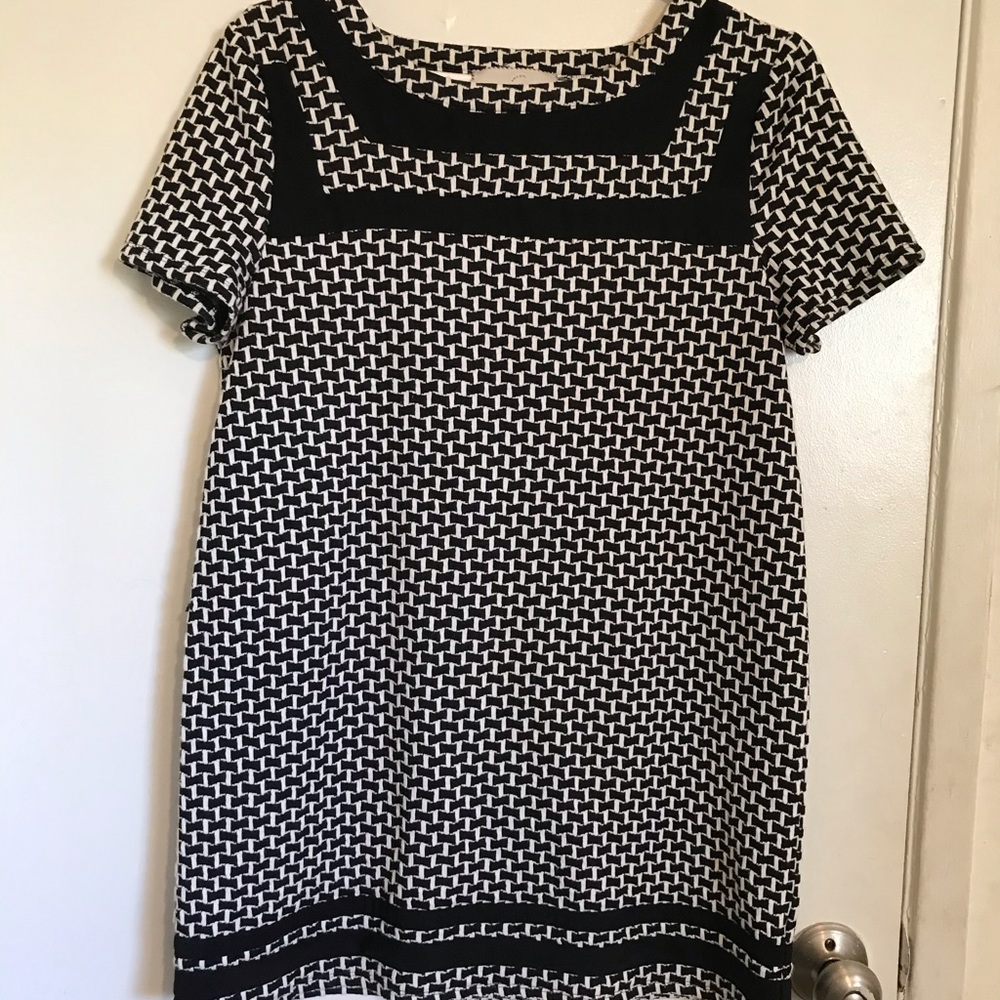 Black and white dress